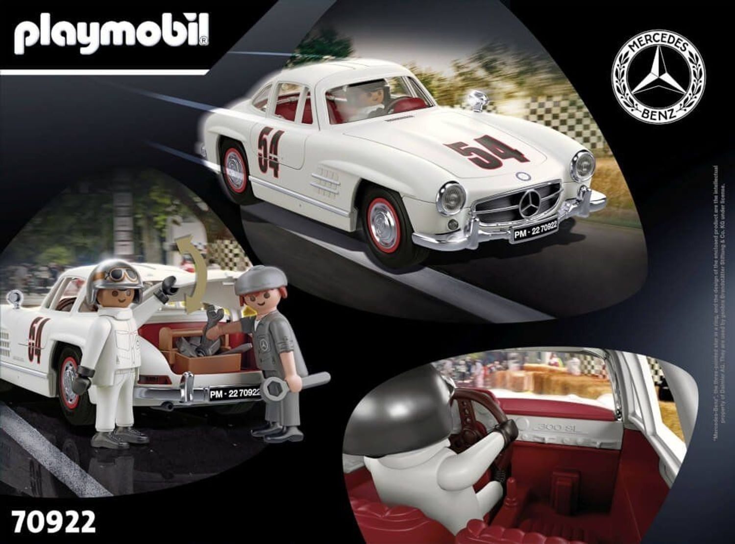 Playmobil® Mercedes Benz Mercedes-Benz 300 SL Konstruktions-Spielset, (Mercedes-Benz 300 SL), Made in Europe