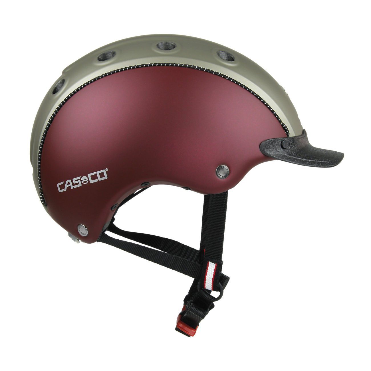 CASCO Reithelm Choice Kinder dunkelrot