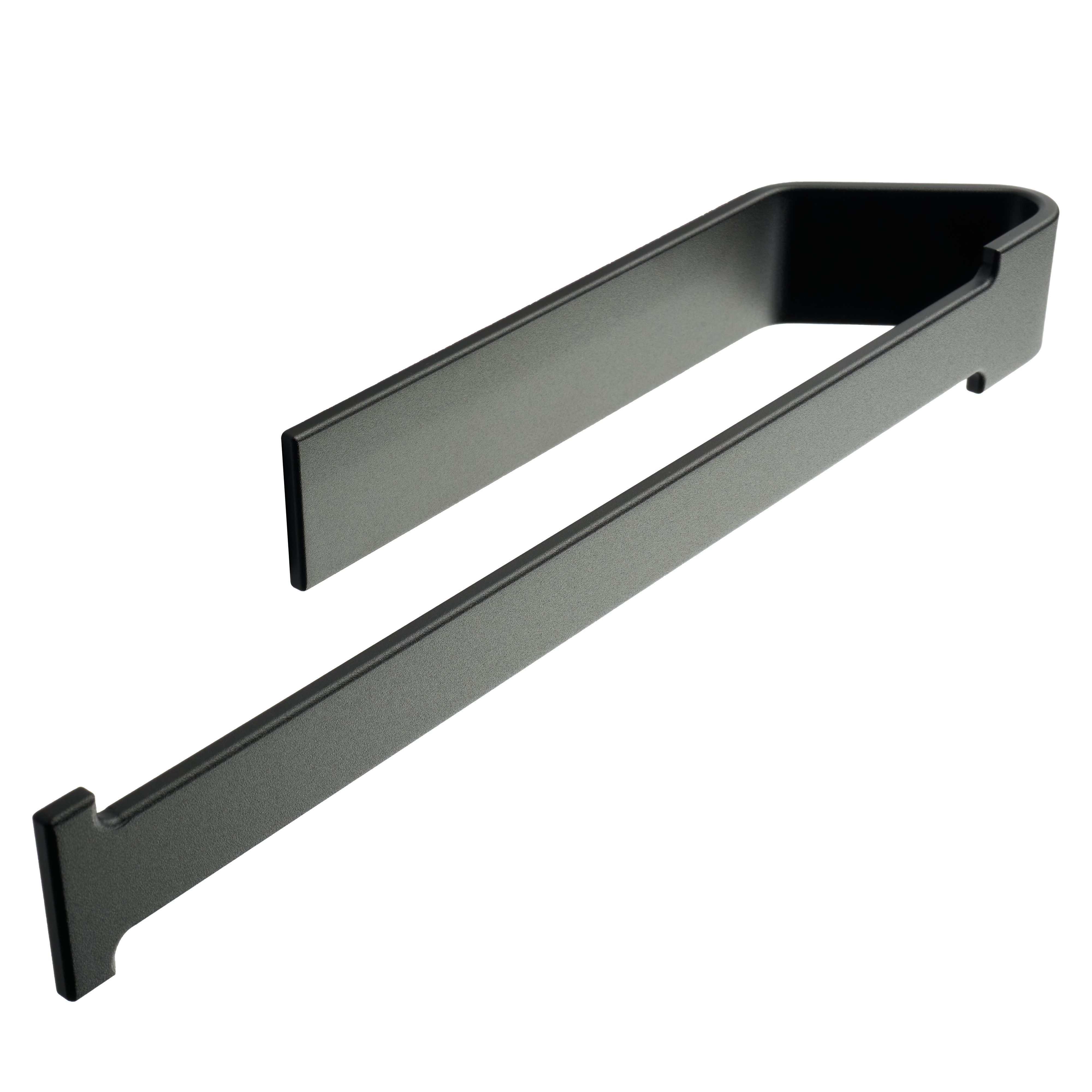 Designfabrik Hamburg Küchenrollenhalter DFHH KRH, Aluminium Vollmaterial, ohne Bohren, abrutschsicher