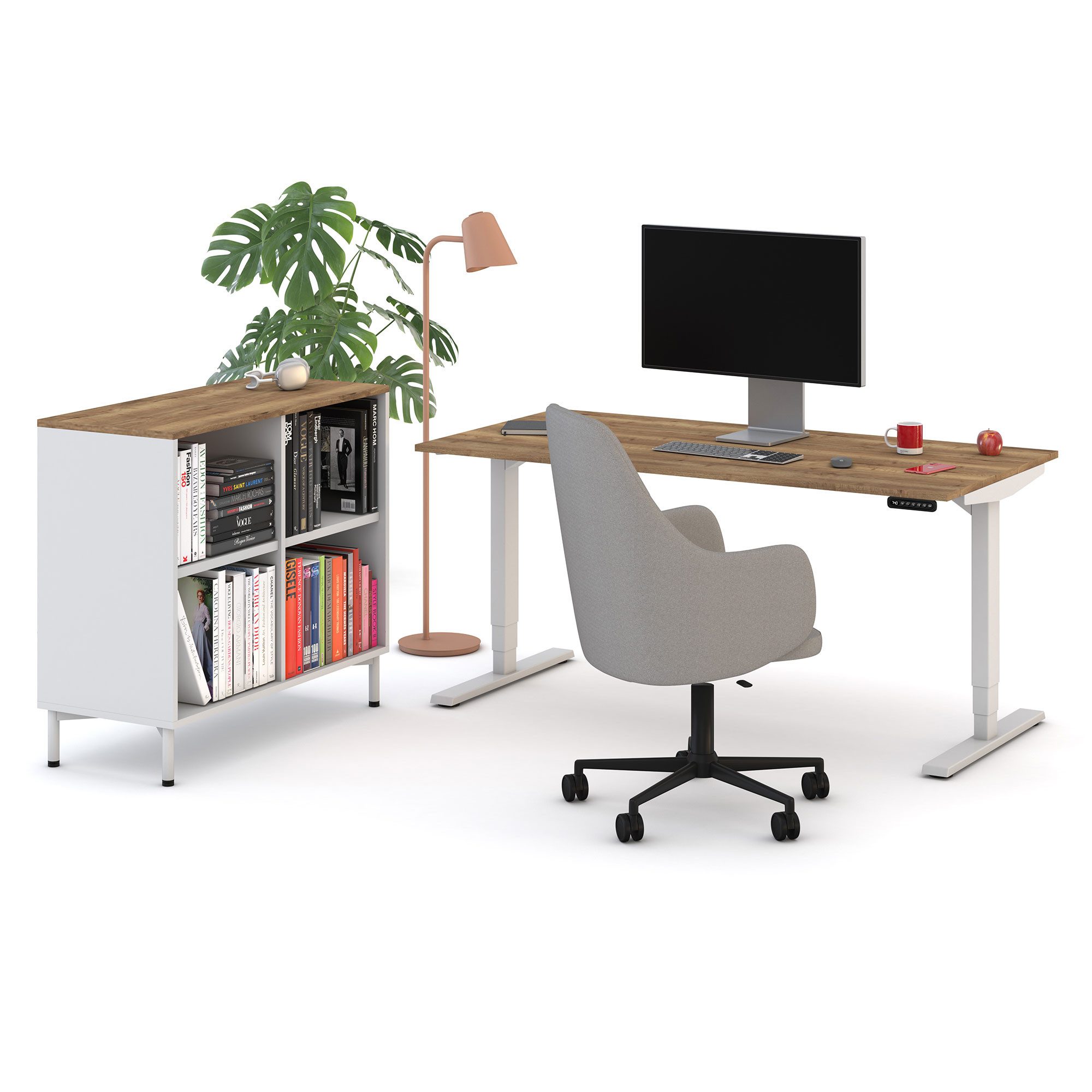 ASSMANN Büromöbel Bürostuhl Triest (Era - Generation (CSE02) Era - Generation (CSE02) Höhenverstellbar, Wippfunktion 5-Stern Untergestell Ergonomischer Polsterrücken verstellbar: 380 - 480 mm, fertig montiert, für Büro und Homeoffice), TÜV-zertifiziert