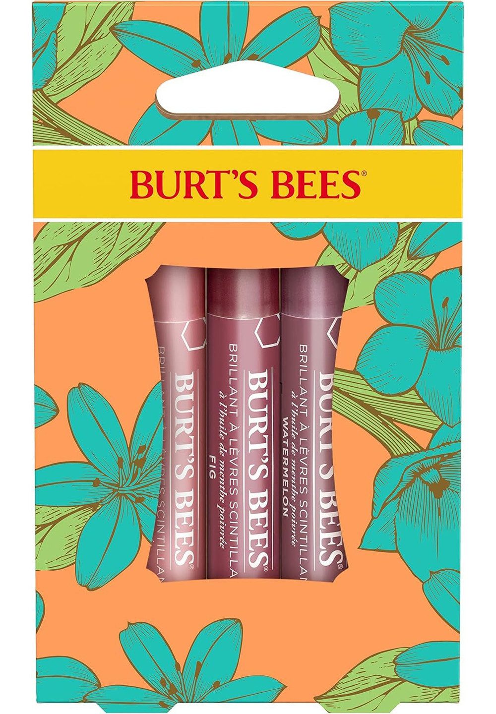 BURT'S BEES Lippenbalsam Petal Kisses Lip Shimmer Trio, Burt's Bees Lip Balm Bit of Burts