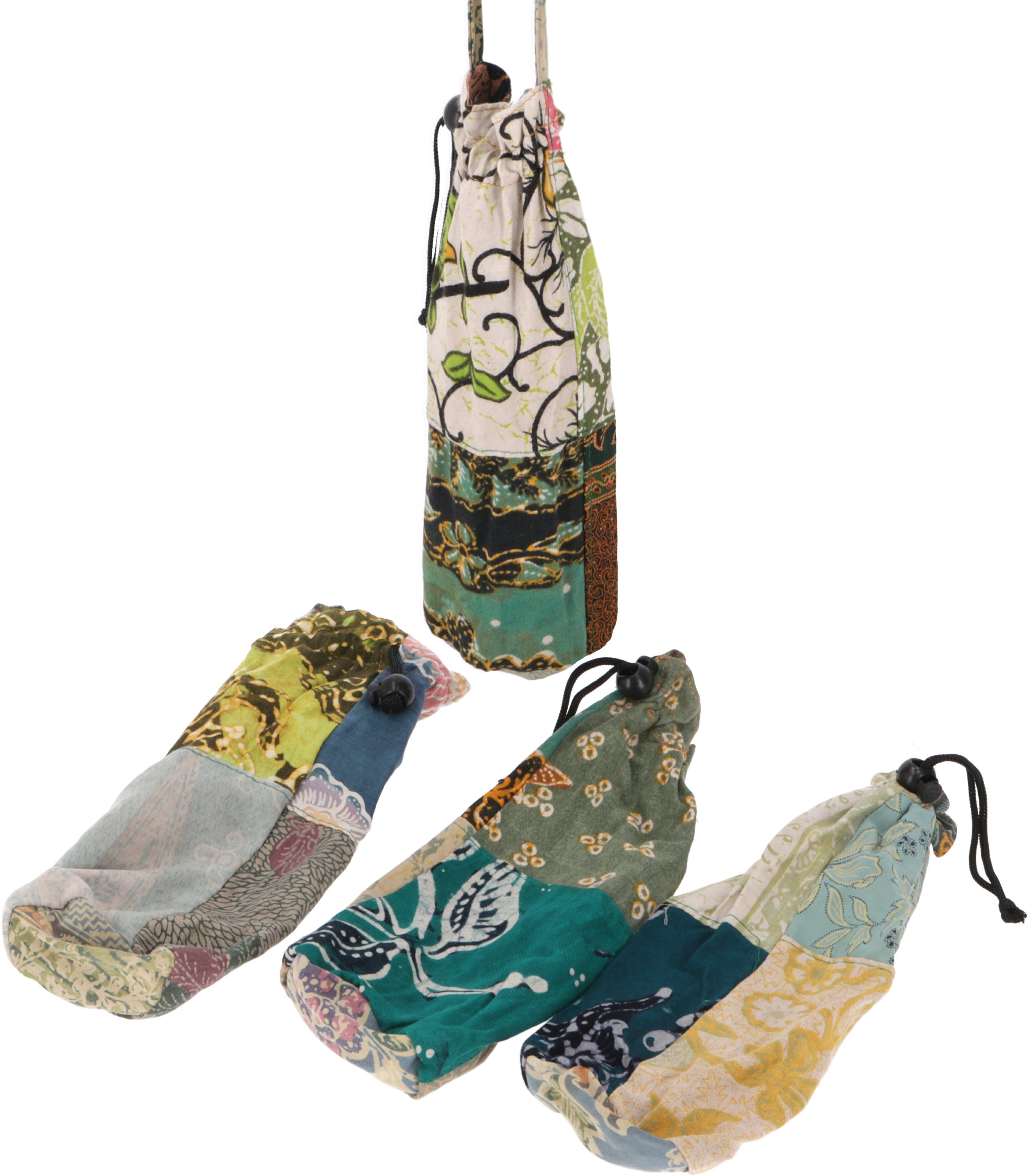 Guru-Shop Schultertasche Wasserflaschen Tasche, Batik Patchwork.. günstig online kaufen