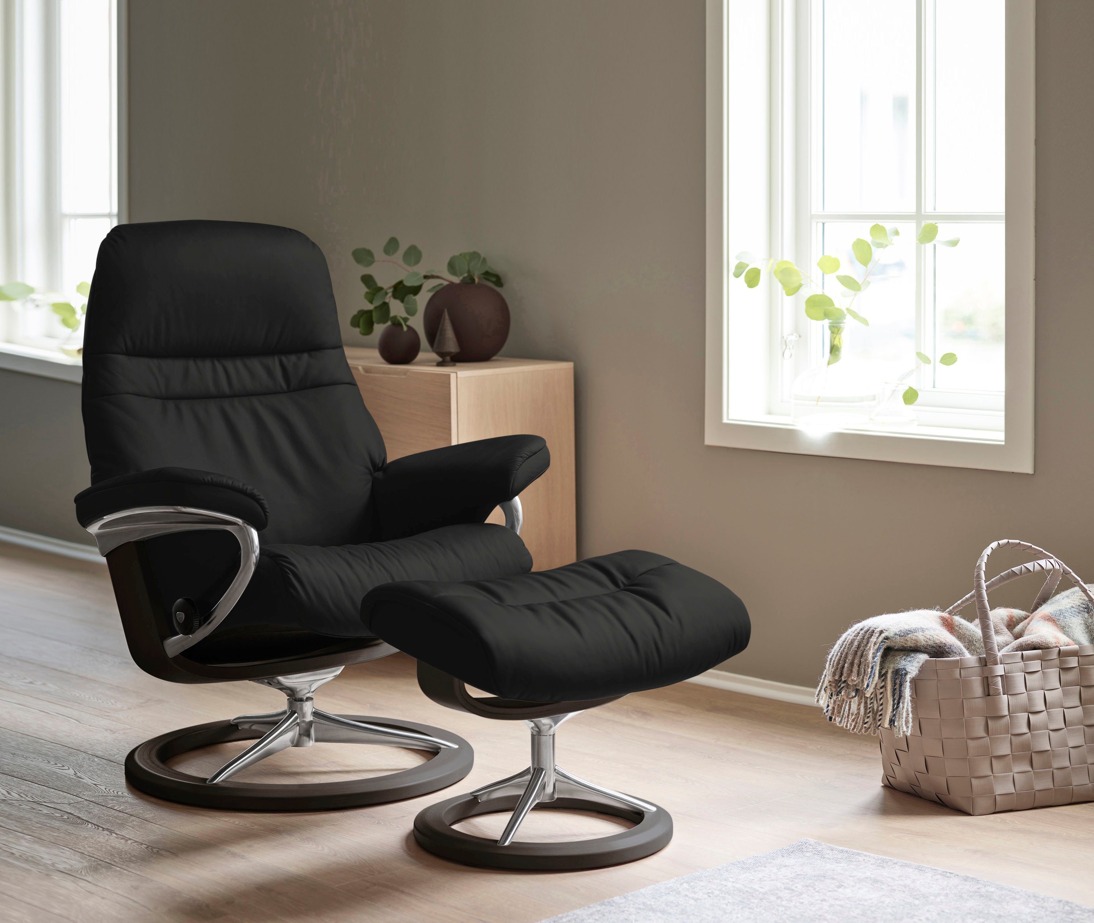 Stressless® Relaxsessel Sunrise, mit Signature Base, Größe M, Gestell Wenge