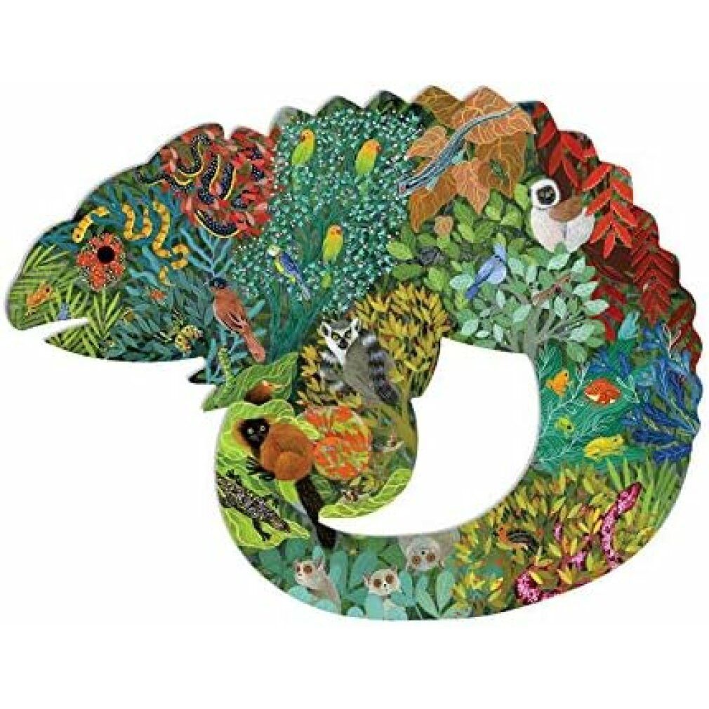 DJECO Puzzle Chamäleon Konturenpuzzle 150 Teile, günstig online kaufen