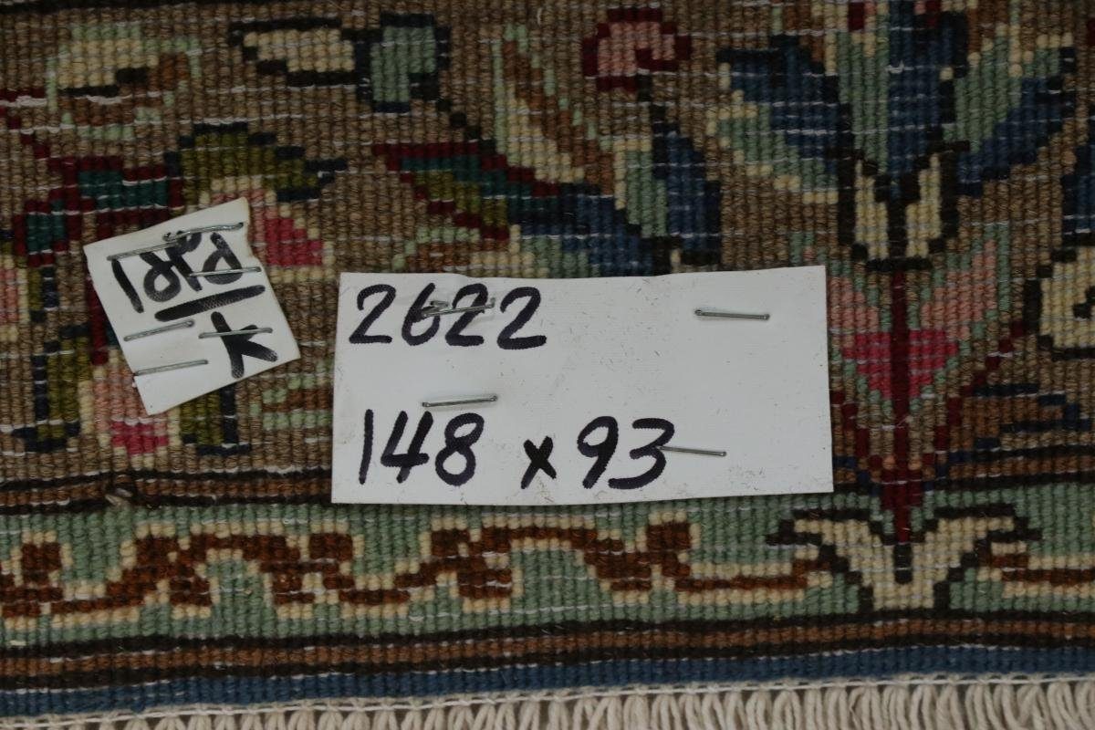 / Handgeknüpfter Kerman Trading, mm Orientteppich Perserteppich, Höhe: Orientteppich Nain 12 rechteckig, 92x149