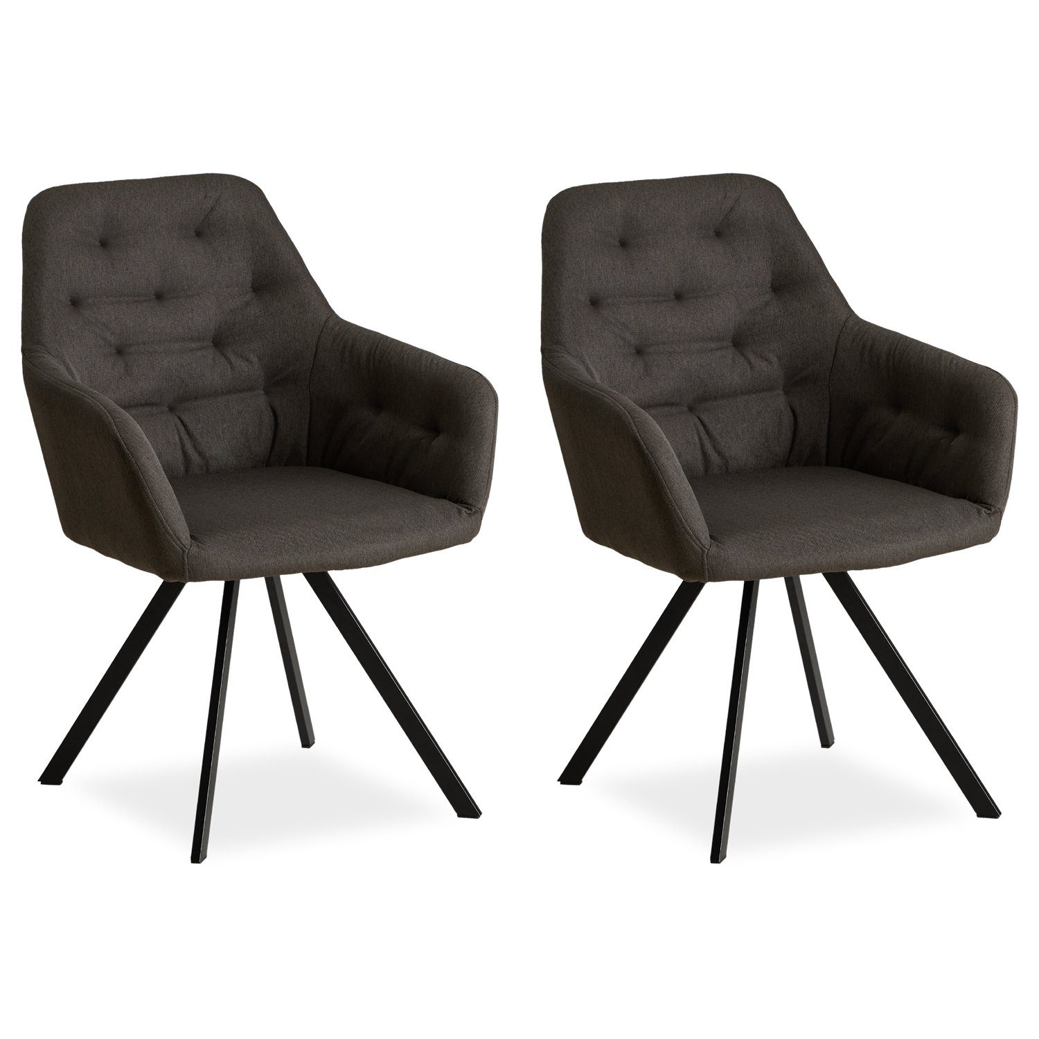 Homestyle4u Polsterstuhl Polstersessel Stühle Küche Esszimmerstuhl günstig online kaufen