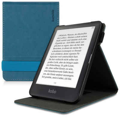 kwmobile E-Reader-Hülle Hülle für Kobo Clara HD, Schlaufe Ständer - e-Reader Schutzhülle - Flip Cover Case