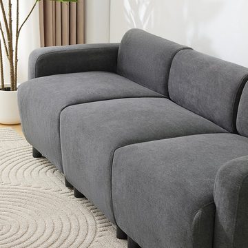 Ulife Sofa Wohnzimmersofa Dreisitzer-Sofa Chaiselongue-Sofa, Sofa mit Schlaffunktion, Sofa mit Kissen