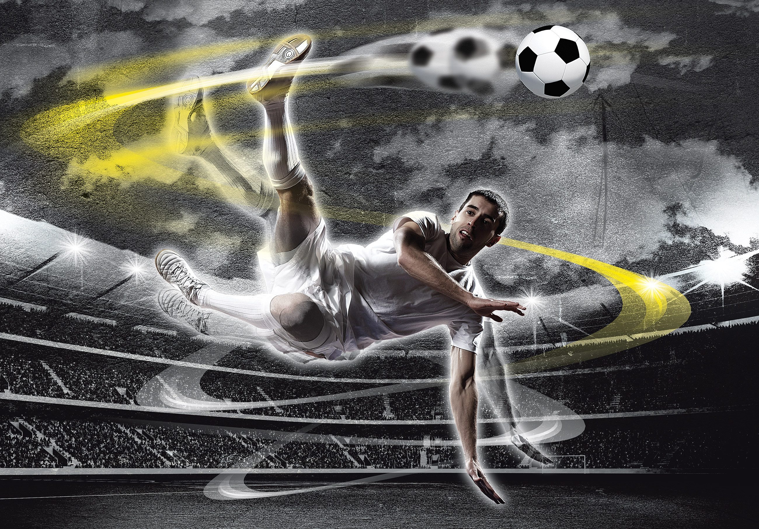 Wallarena Fototapete 254X184 cm - Papier Tapete Wohnzimmer Schlafzimmer, Gl günstig online kaufen