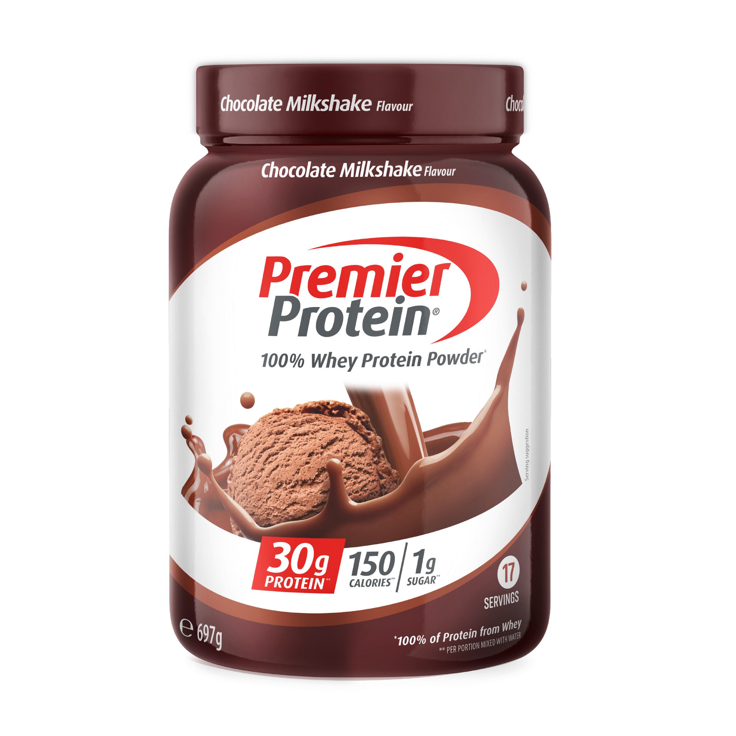 Premier Protein Whey 100% Protein Powder Pulver, 1 St., 697 g, in 3 verschiedenen Sorten