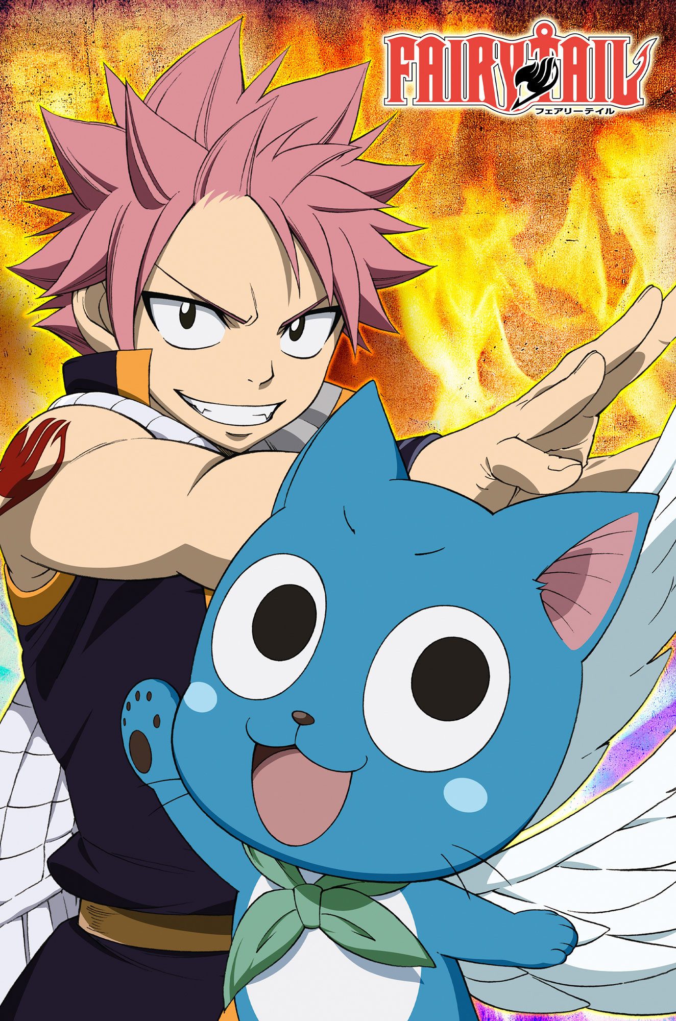 Poster Fairy Tail - Poster - Natsu & Happy