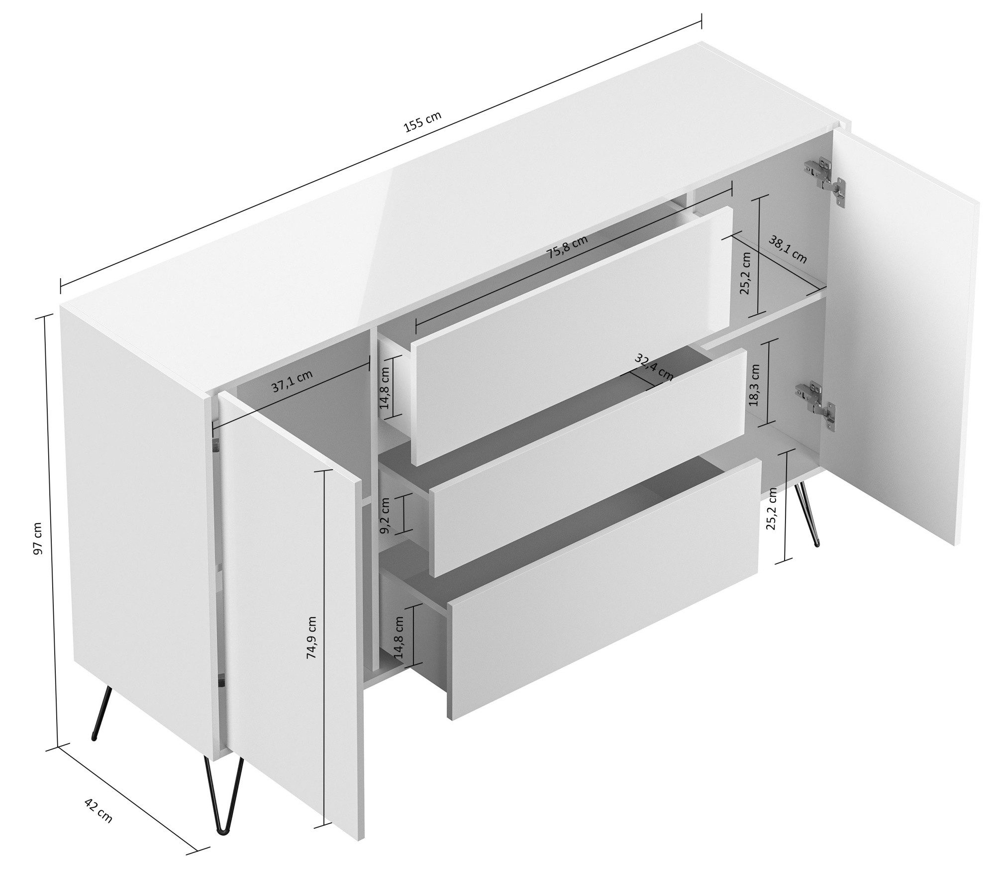 Magnolia Home Sideboard Sideboard Kommode Lovo günstig online kaufen