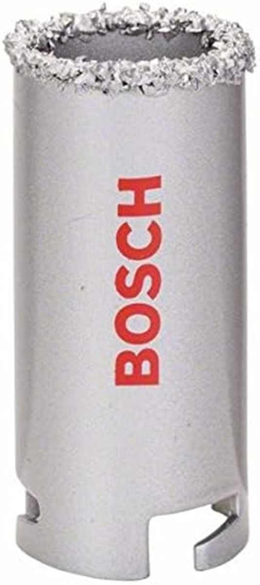 BOSCH Bohrfutter Bosch hartmetallbestreute Lochsäge (33 mm) für Stein und Fliesen