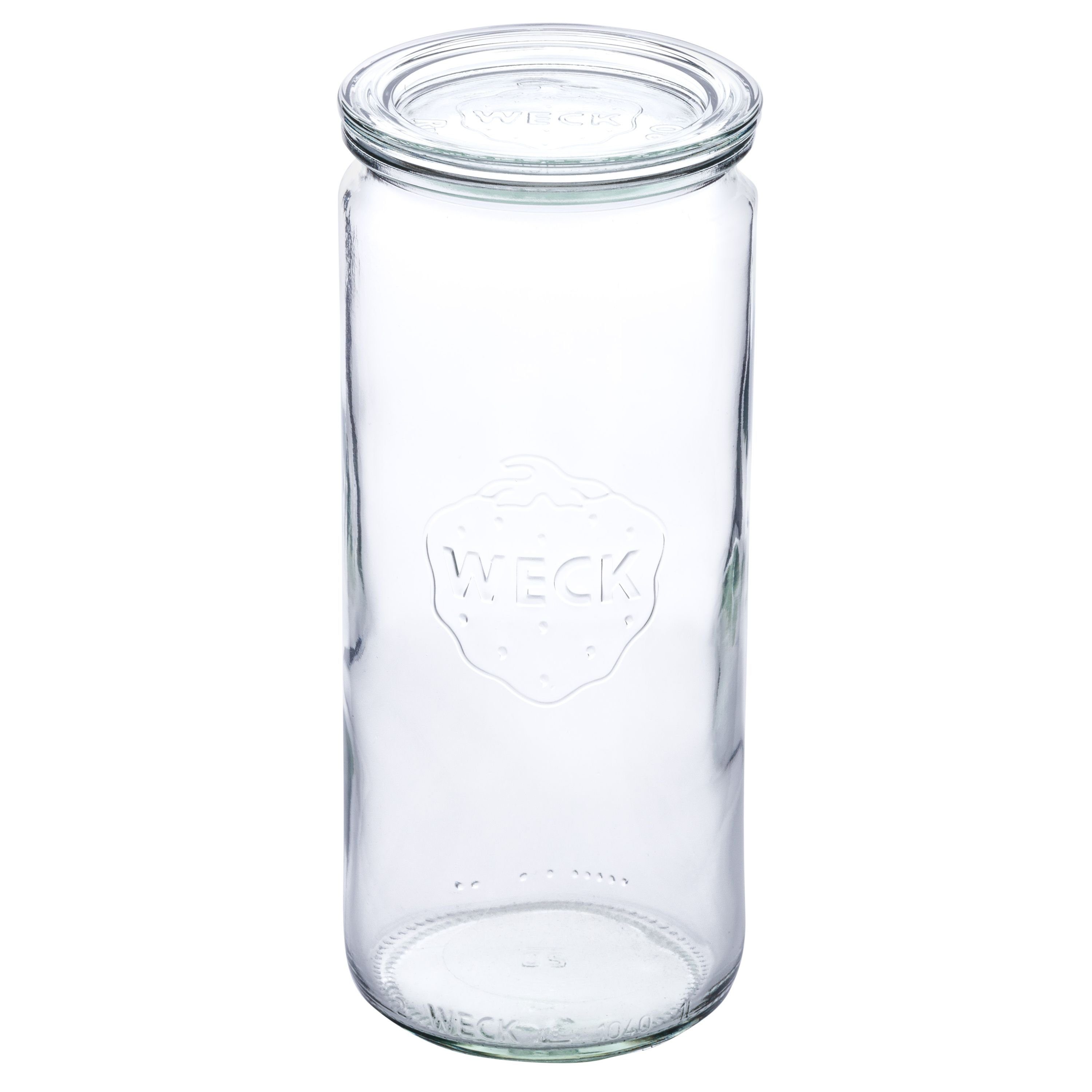 Set Gläser 1040ml 8 Einmachglas Glasdeckeln, Glas Weck 8er MamboCat mit Zylinderglas