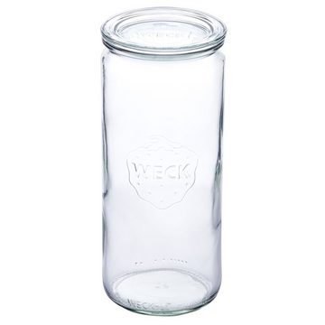 MamboCat Einmachglas 8er Set Weck Gläser 1040ml Zylinderglas mit 8 Glasdeckeln, Glas