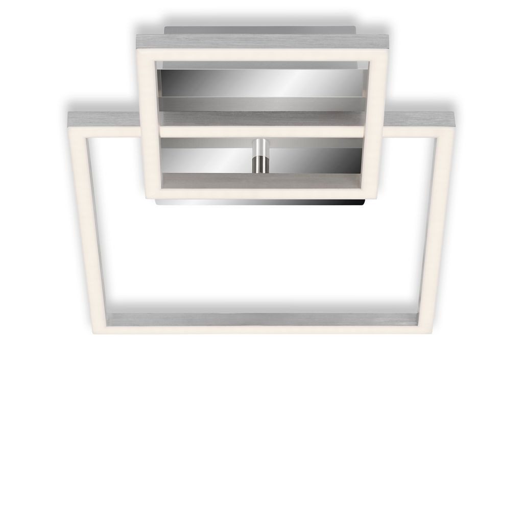 Briloner Leuchten Wandleuchte 3118-018, Dimmfunktion, LED fest integriert, 2700K - Extra-Warmweiß, Deckenlampe dimmbar und schwenkbar 3000K Lampe für Wohnzimmer