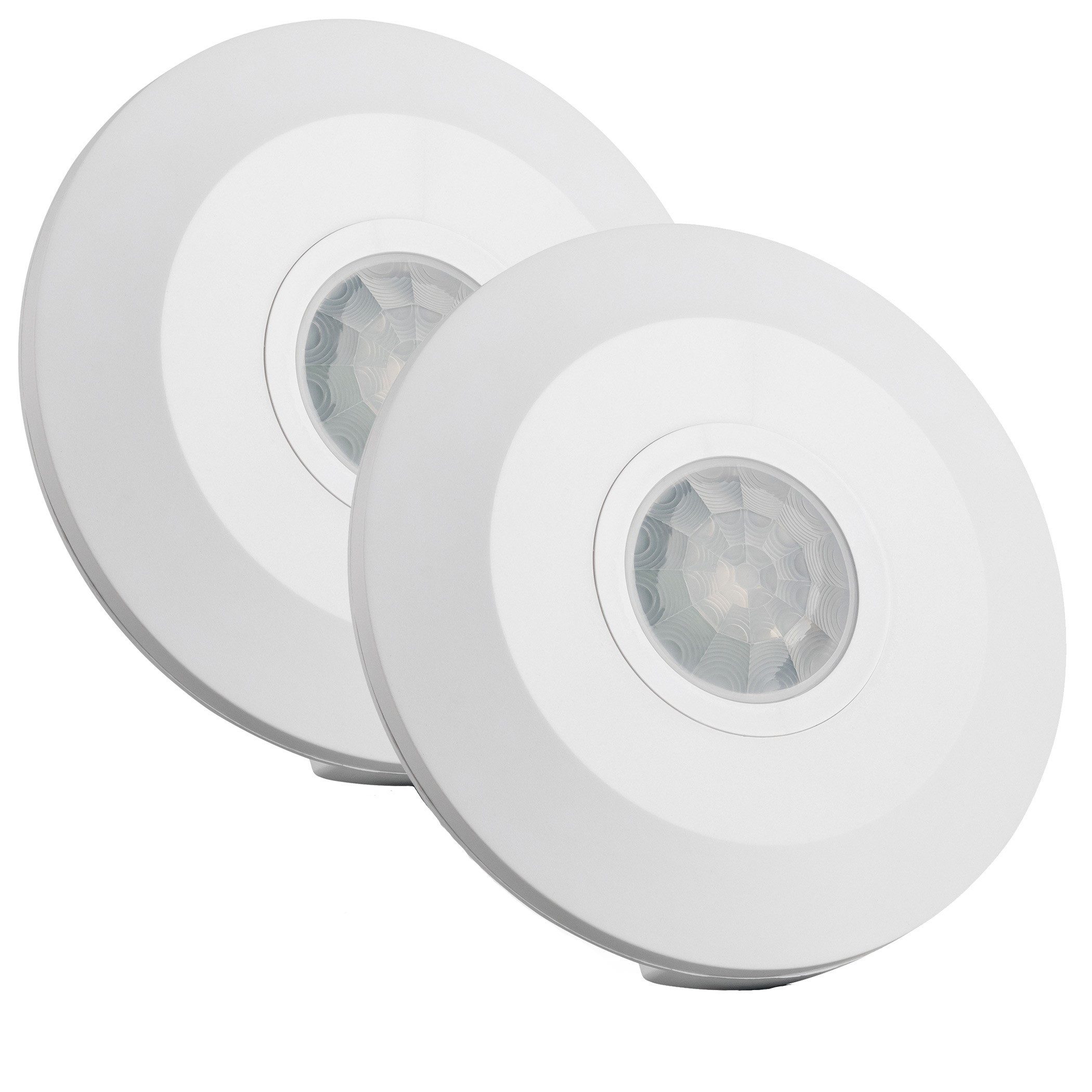 SEBSON Bewegungsmelder Bewegungsmelder Aufputz einstellbar Infrarot LED geeignet - 2er Set