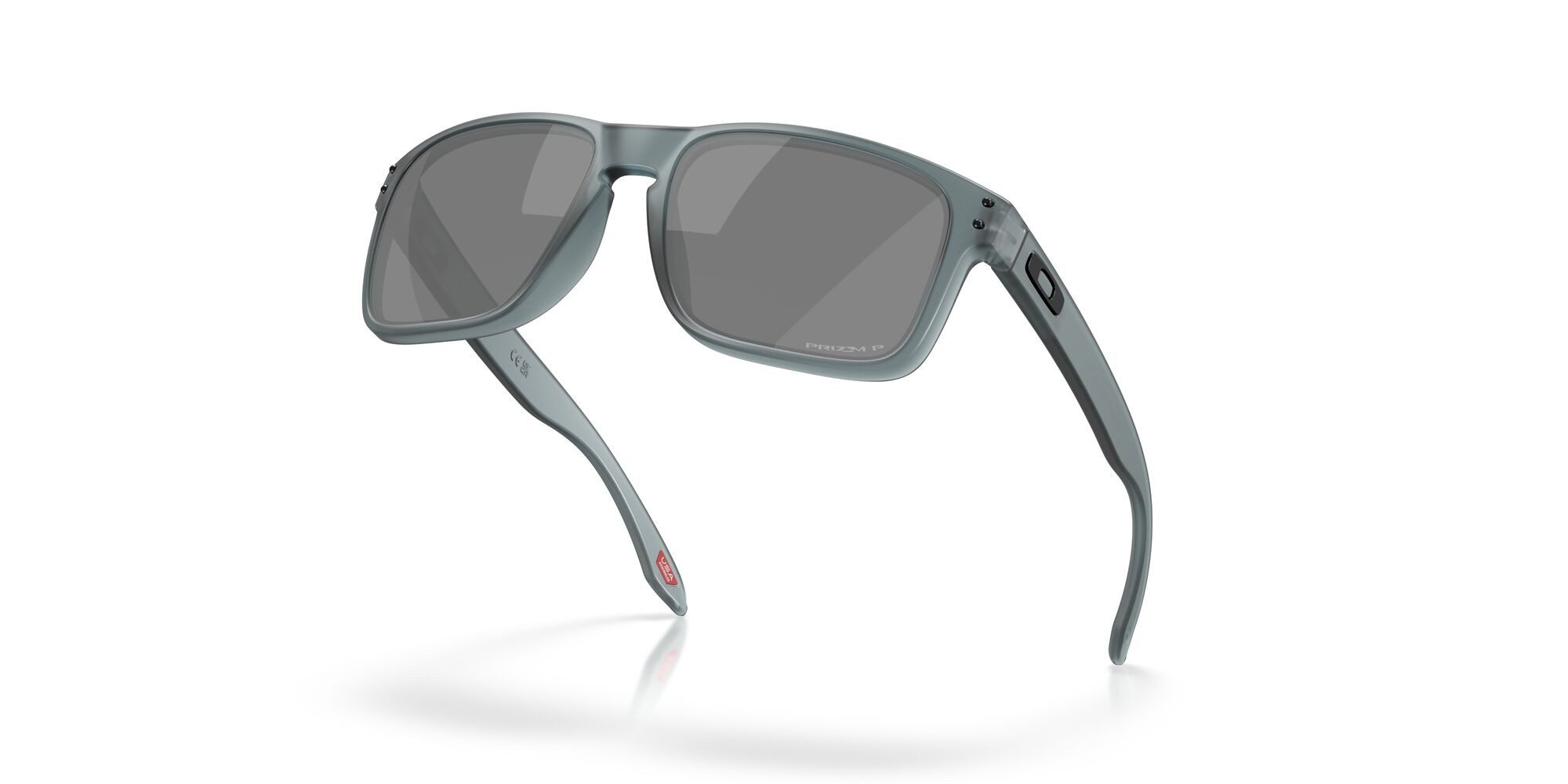 Oakley Sonnenbrille Holbrook Polarisiert (Glasfarbe: Prizm black polarized) crystal grau