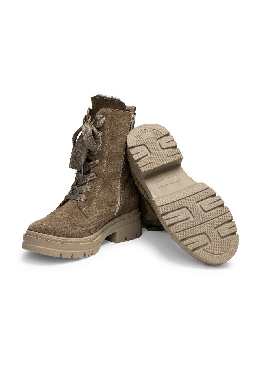 vitaform Damen Stiefeletten Veloursleder Stiefelette