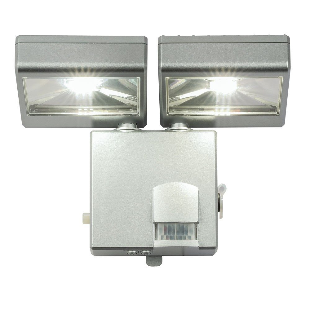 etc-shop LED Wandstrahler, LED-Leuchtmittel fest mit Wandlampe verbaut, Kaltweiß, Außenlampe Außenlampe Schalter mit Bewegungsmelder