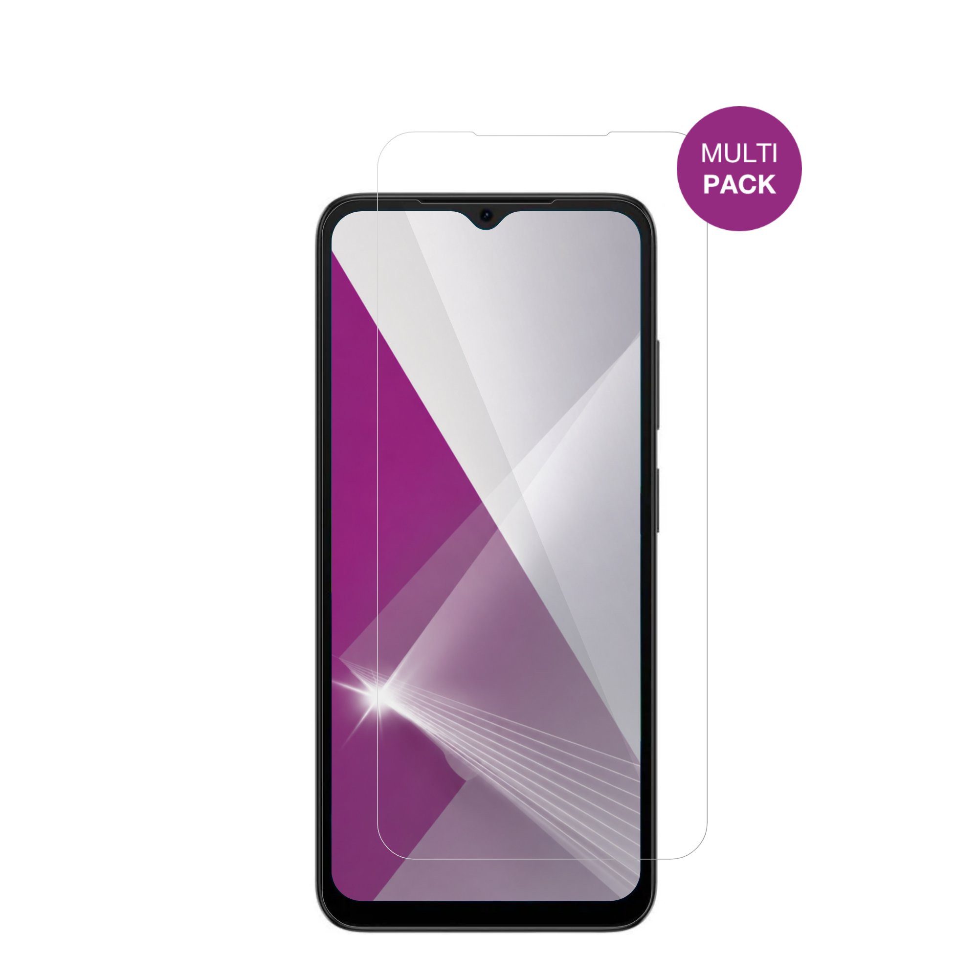 dipos Displayschutzfolie Schutzfolie für Doogee Note 56X Lite, 4 Stück, Displayschutz Schutz Folie Made in Germany