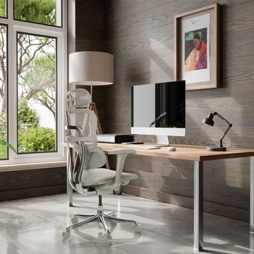 hjh OFFICE Drehstuhl Luxus Chefsessel ERGOHUMAN EDITION I G Netzstoff (1 St), Bürostuhl ergonomisch