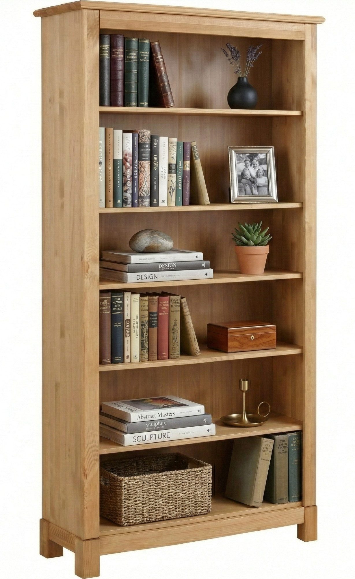 OTTO home Bücherregal Rauna, aus massiver Kiefer, Breite 96 cm, FSC® zertifiziert