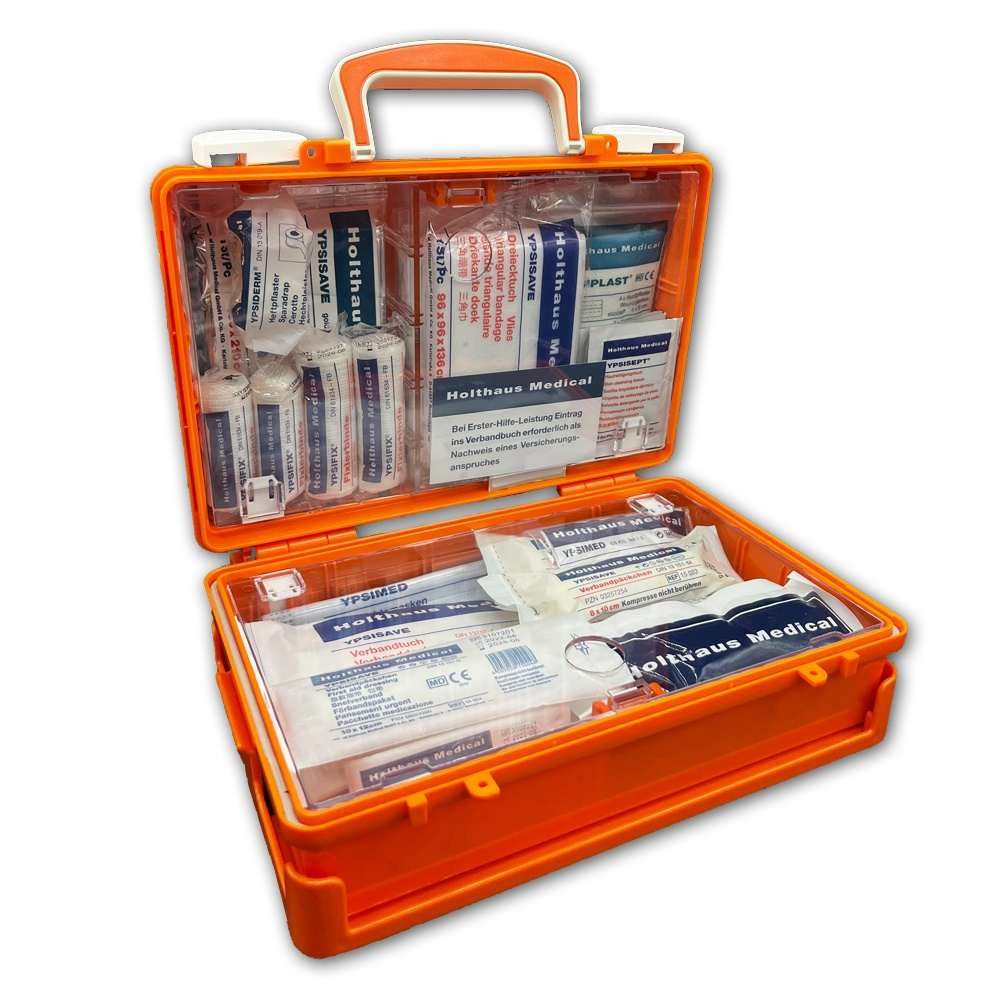 Holthaus Medical Erste-Hilfe-Koffer Holthaus Erste-Hilfe-Koffer QUICK, DIN 13157, orange