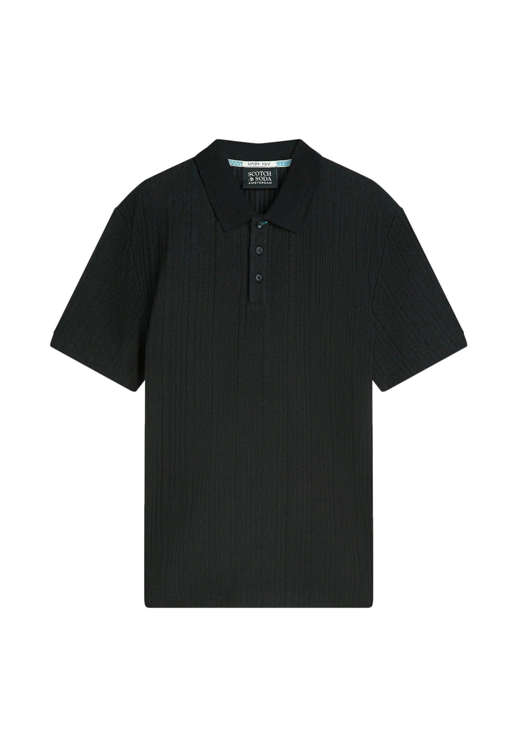 Scotch & Soda Poloshirt Poloshirt Kurzarmshirt mit Polokragen (1-tlg., 1)