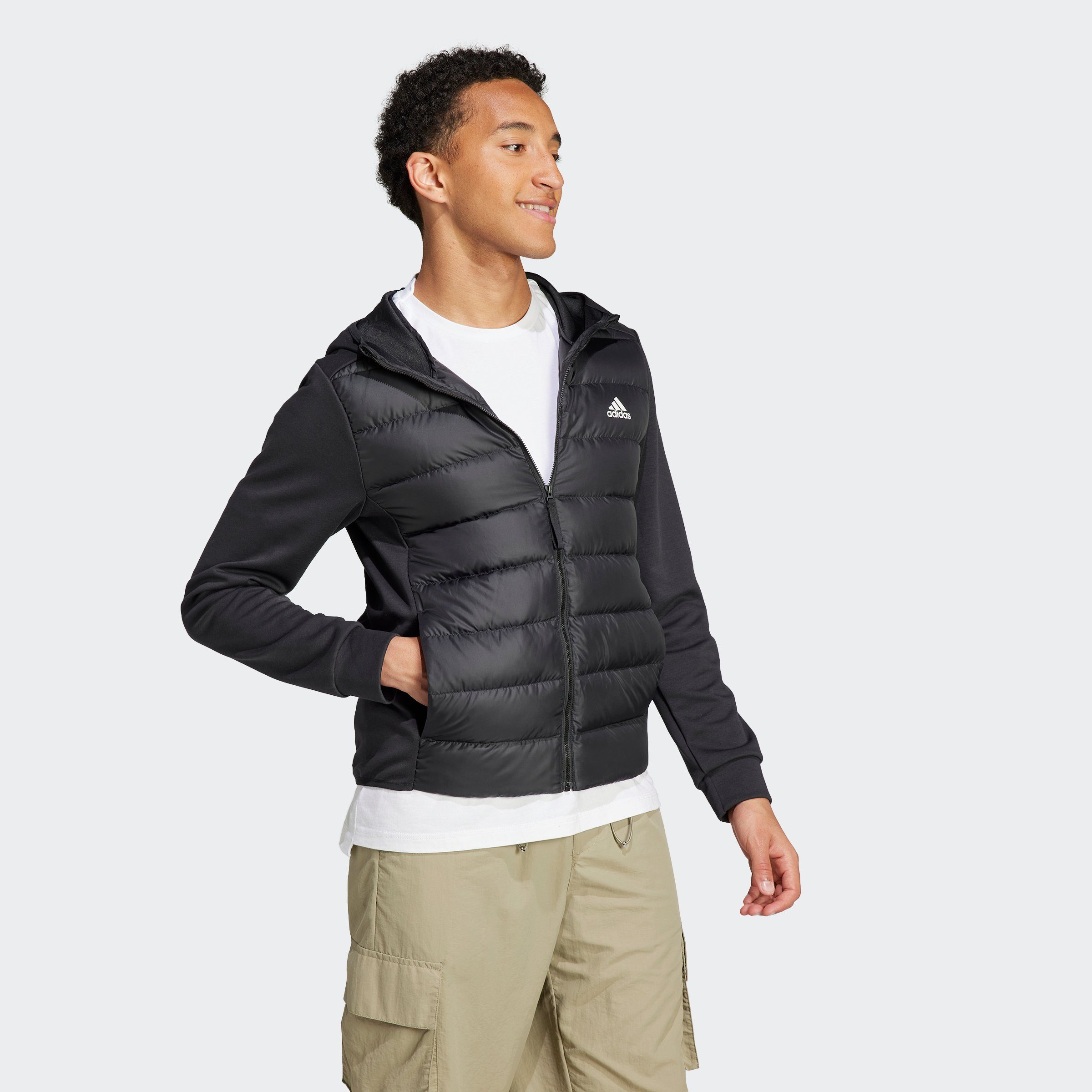 DWN ESS black Sportswear adidas HYB Outdoorjacke J