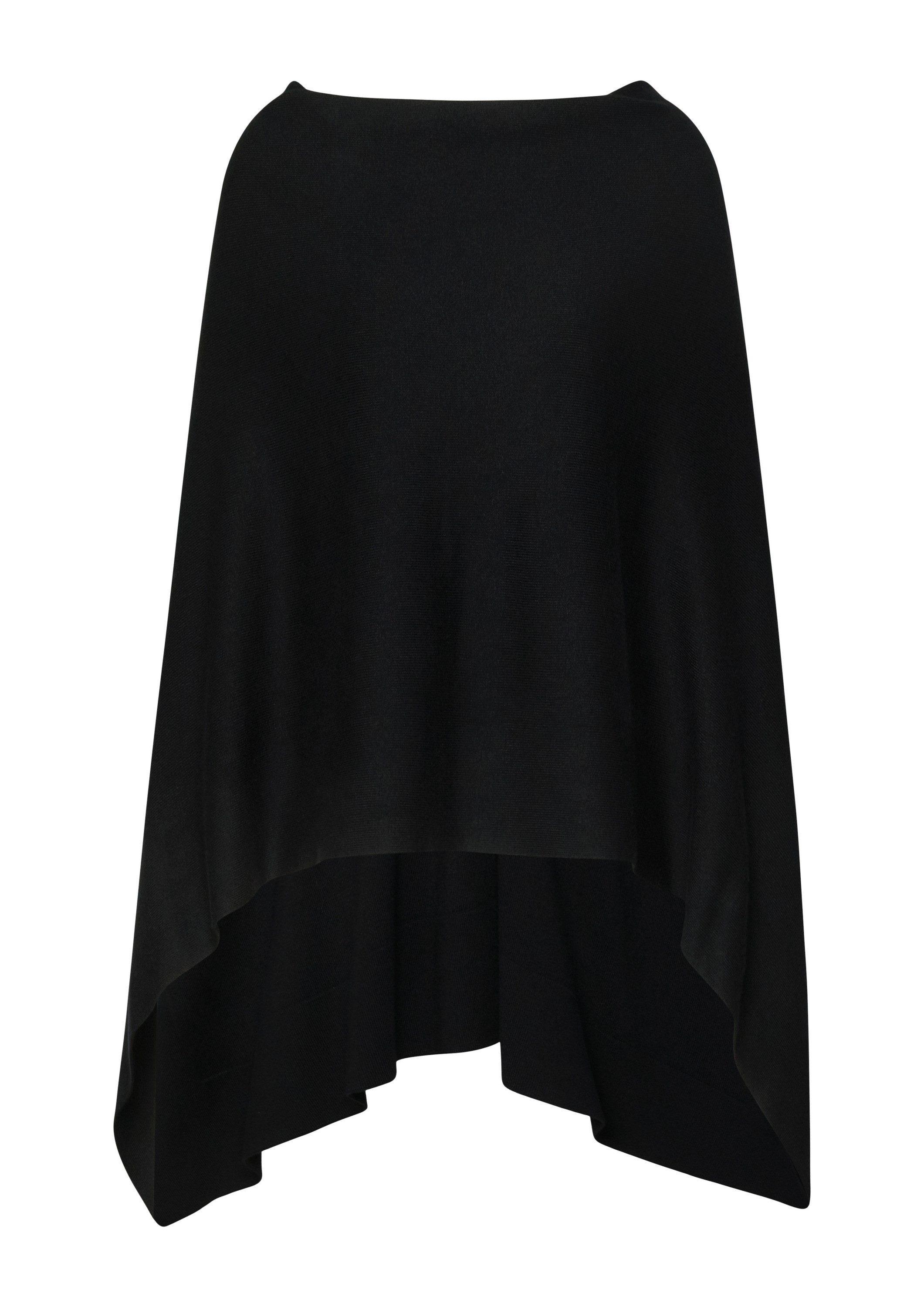comma Poncho Indoor-Poncho Weicher Viskosemix-Poncho aus Feinstrick