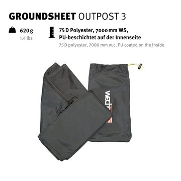 Outdoorteppich Groundsheet Für Outpost 3 Zusätzlicher Zeltboden, Wechsel, Camping Plane Passgenau