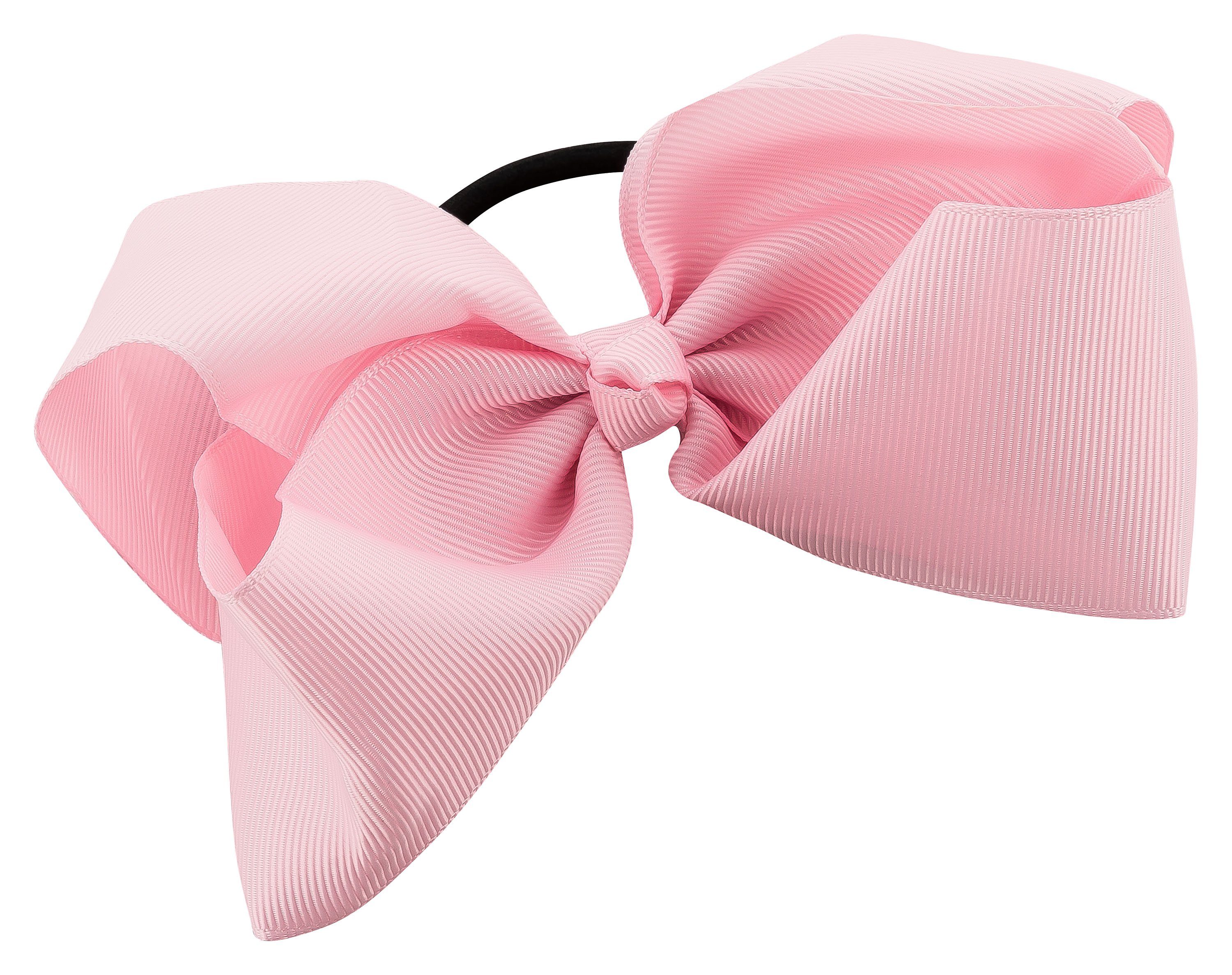 FZBNSRKO Haargummis Mit Chiffon-Schleife – 2 Stück In Beige & Schwarz, Retro-stilvolle Haarschmuck-Accessoires