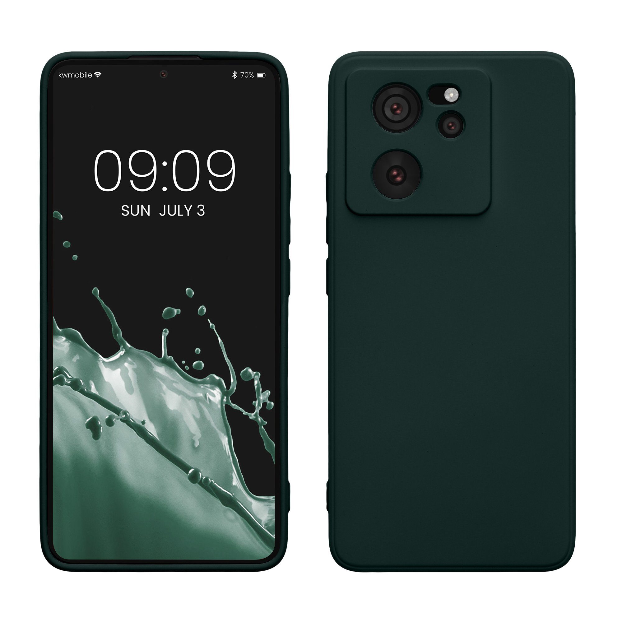 kwmobile Handyhülle Slim Case für Xiaomi 13T / 13T Pro, Hülle Silikon Handy - Handyhülle gummiert