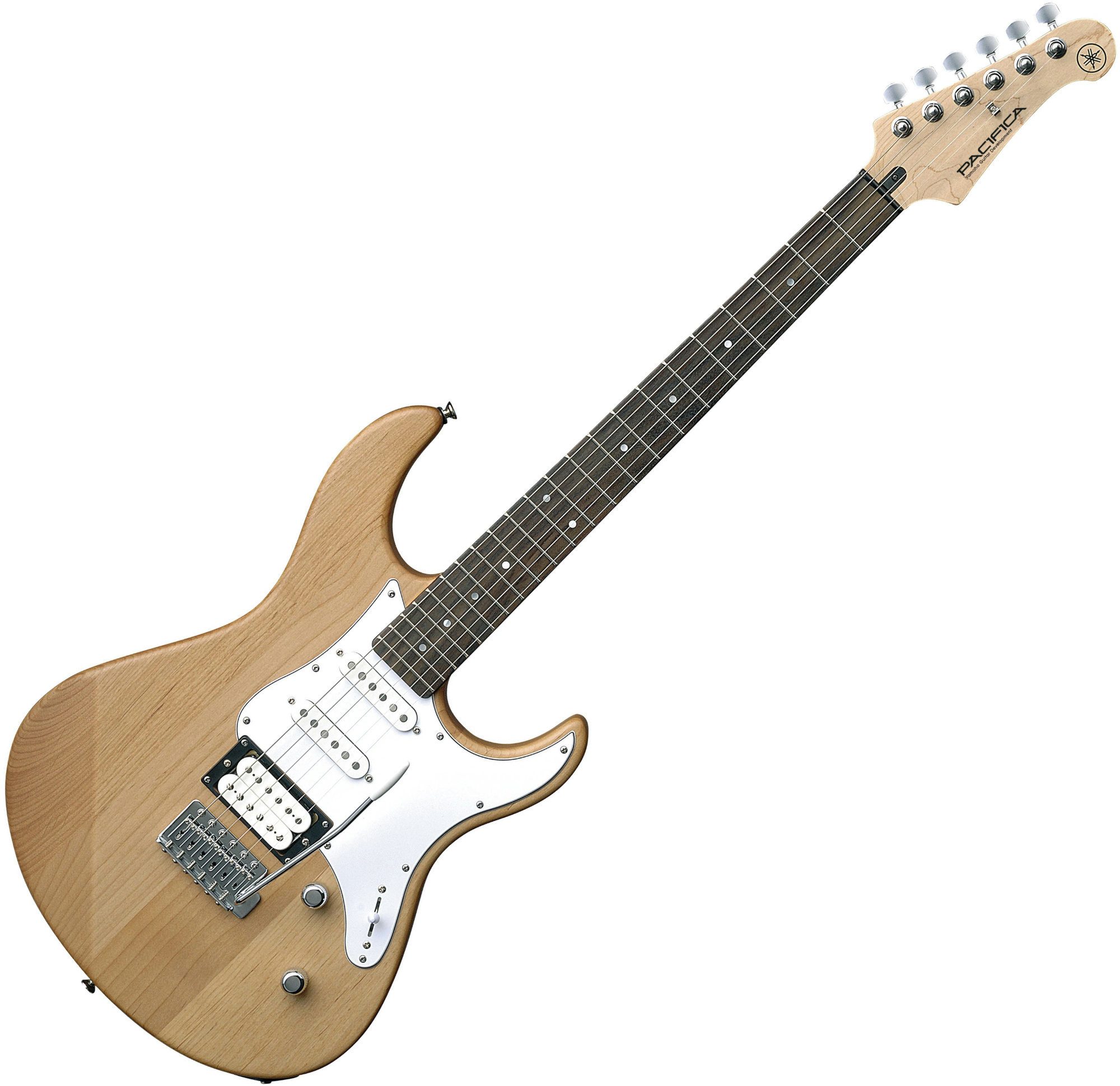 Yamaha E-Gitarre Yamaha Pacifica 112V Yellow Natural Satin, ST, E-Gitarre mit Alnico V-Tonabnehmern