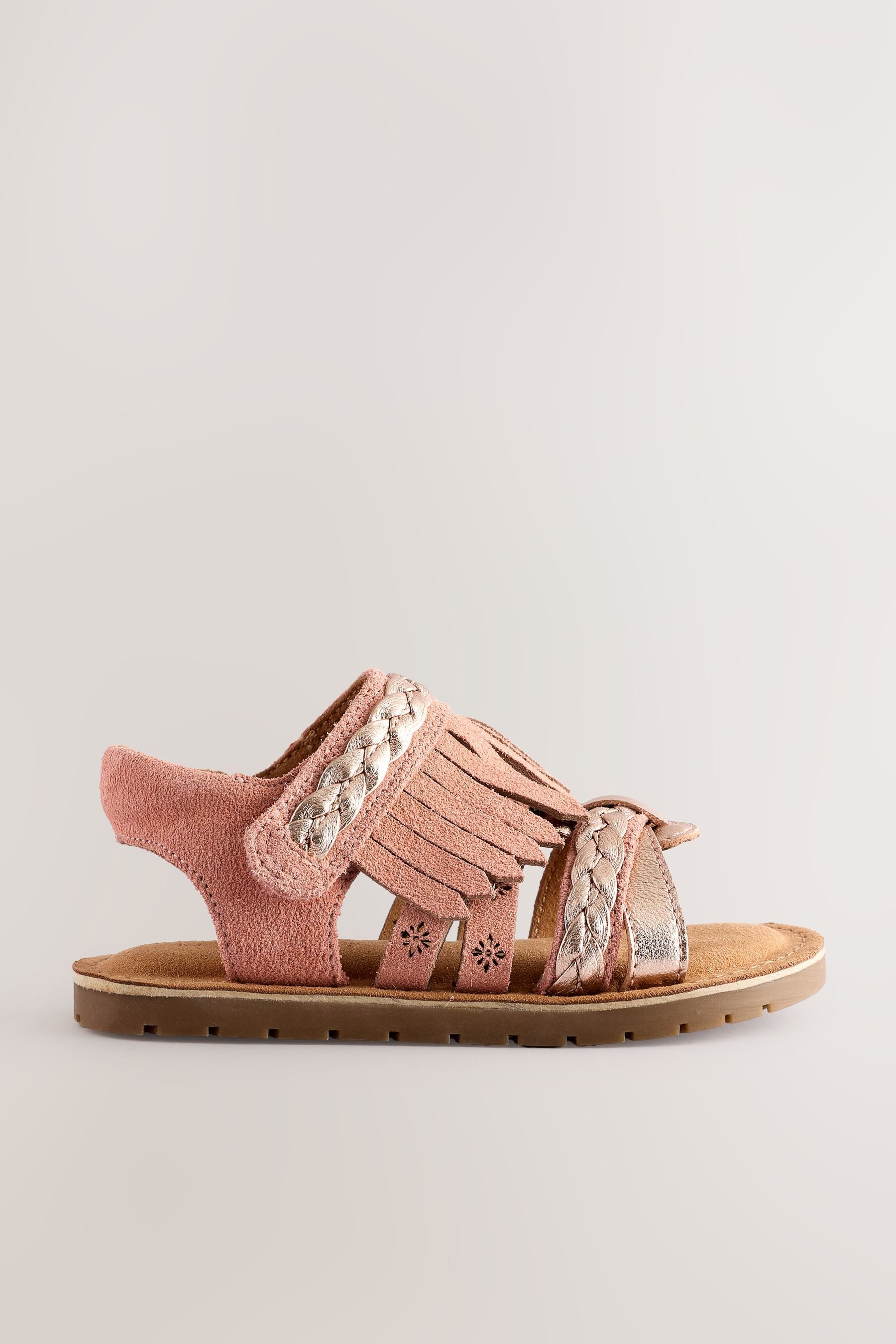 Next Veloursledersandalen mit Fransen Sandale (1-tlg) günstig online kaufen