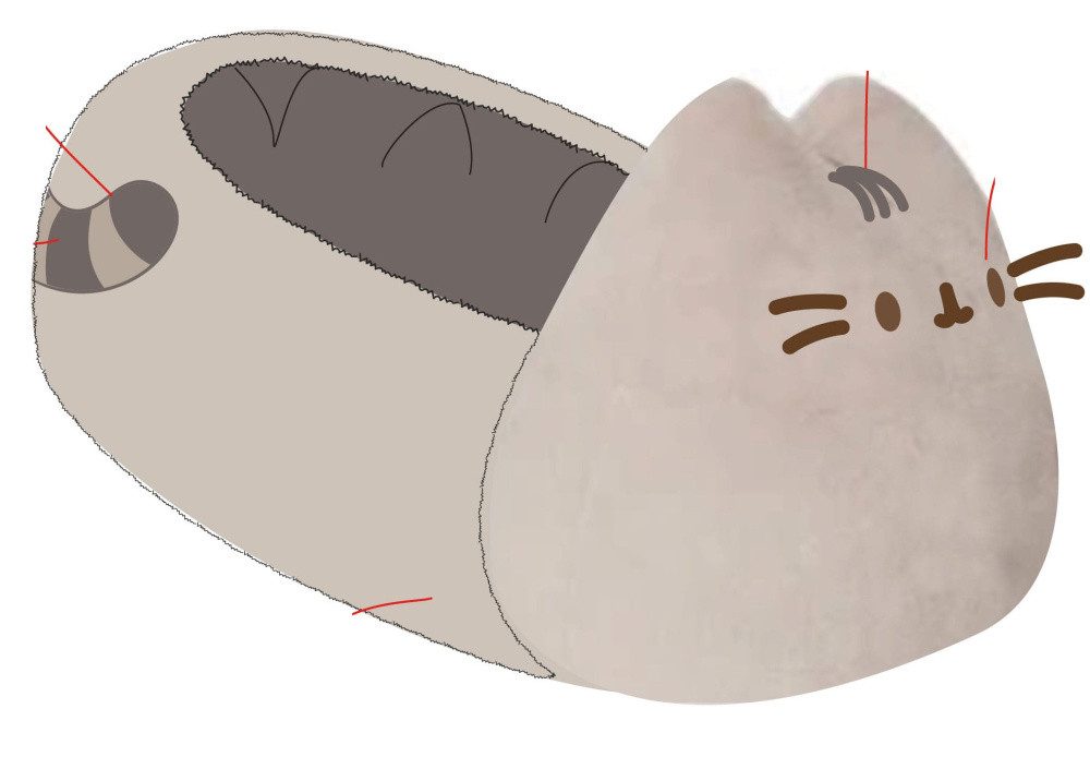 Heroes Inc Socken Pusheen Hausschuhe L-XL günstig online kaufen