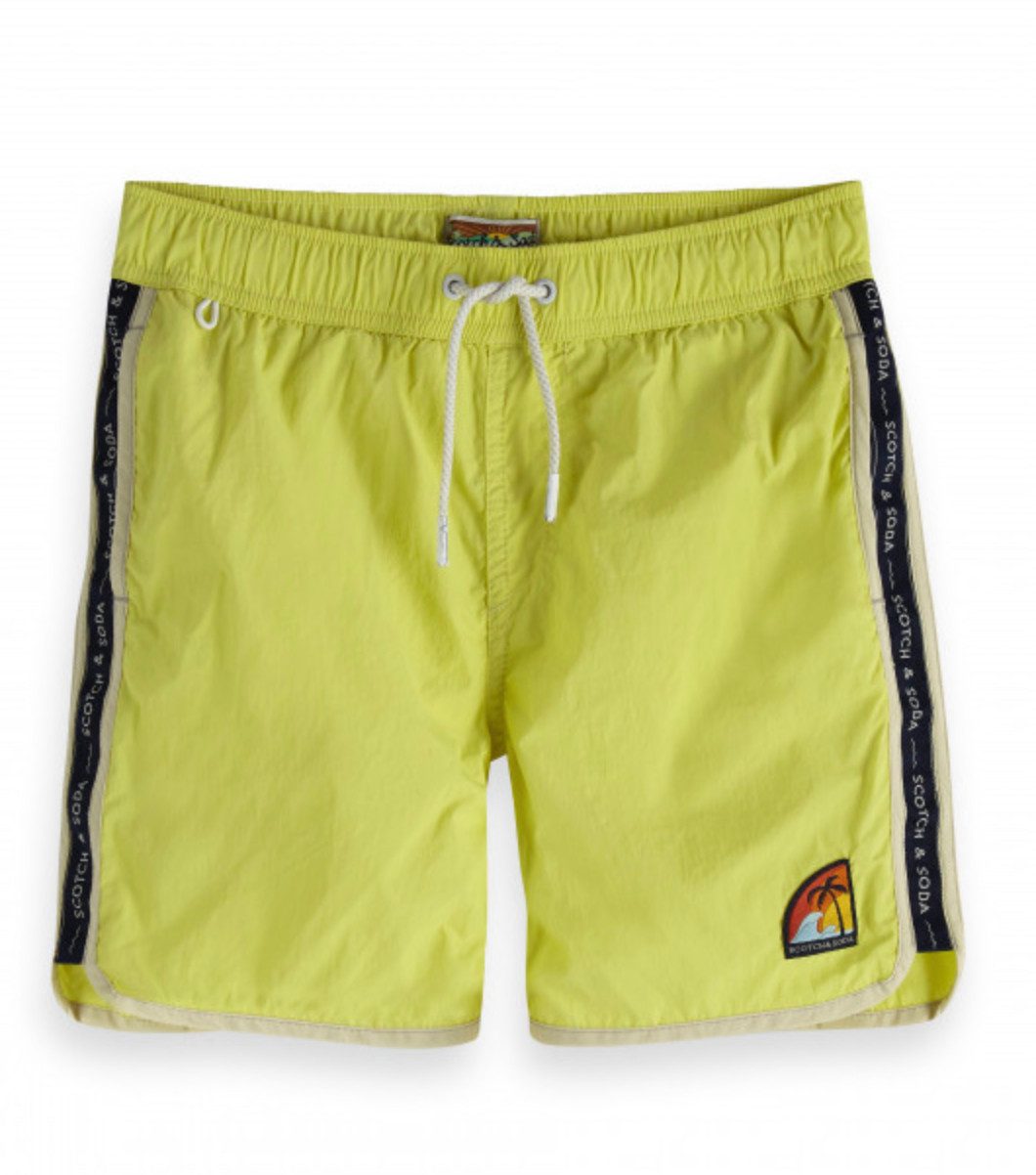 Scotch & Soda Badeshorts Jungen Badeshorts mit elastischem Bund und Kontraststreifen
