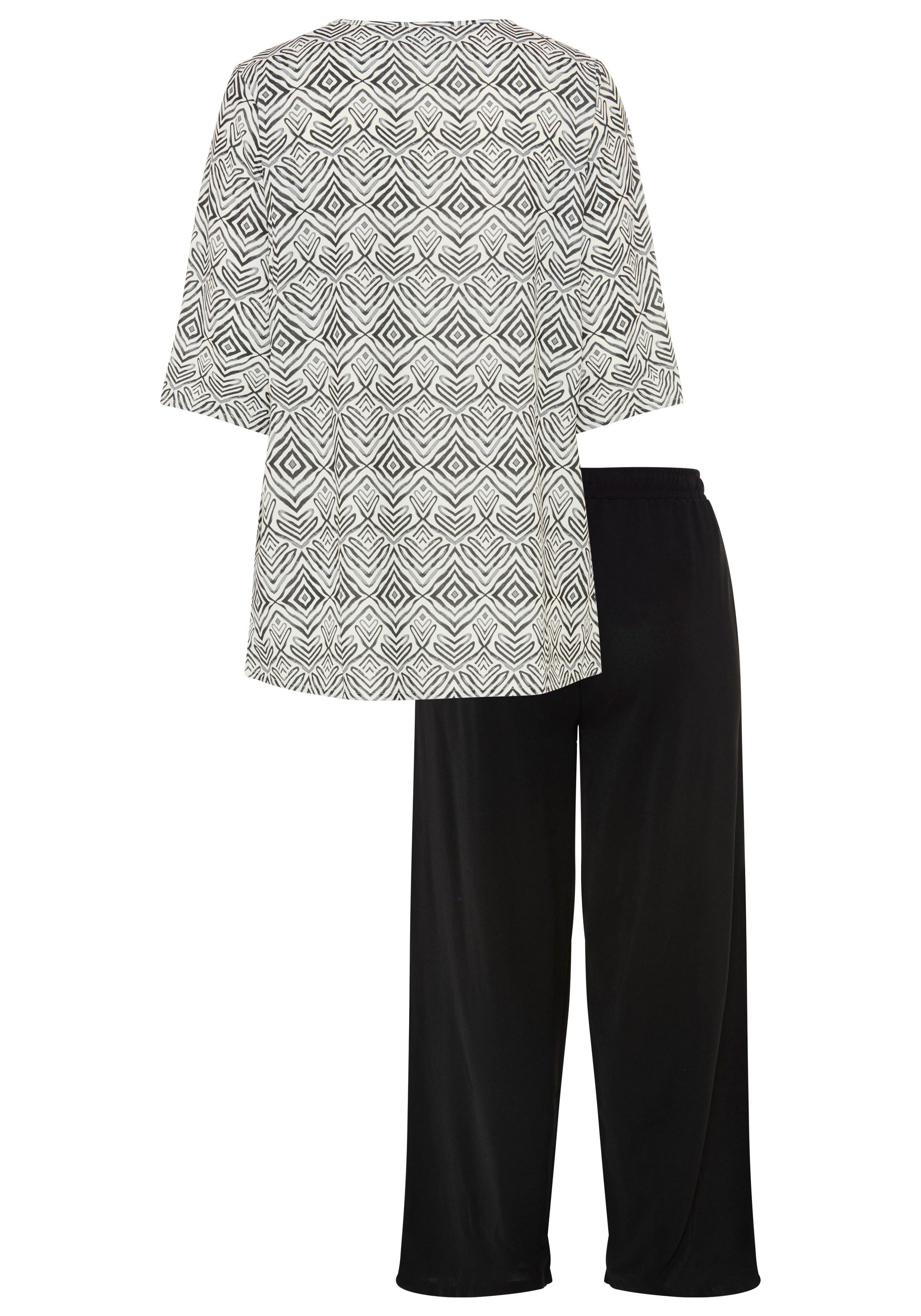 Laura Scott CURVE Schlupfbluse (Set, Shirt + Hose) für Frühling und Sommer, günstig online kaufen