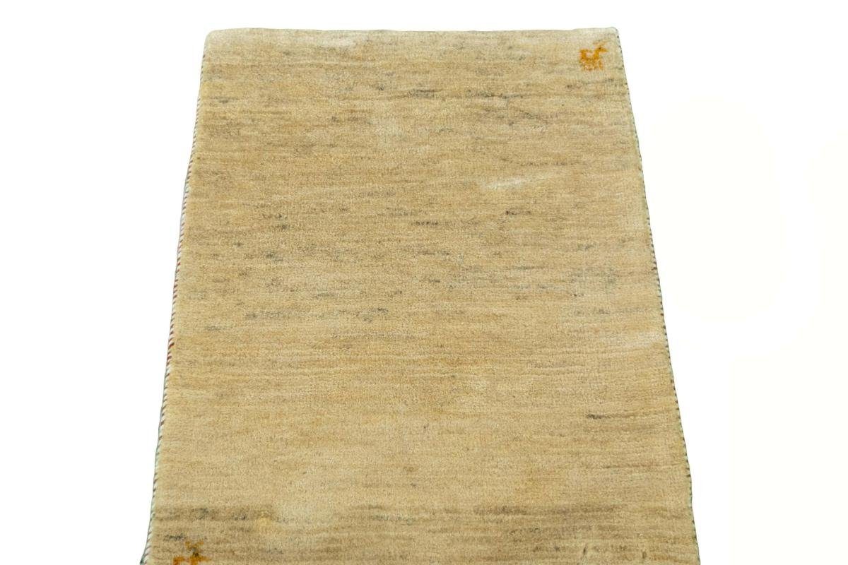 Orientteppich Perser Gabbeh Handgeknüpfter Orientteppich, Nain Trading, mm rechteckig, Höhe: 18 57x89 Moderner