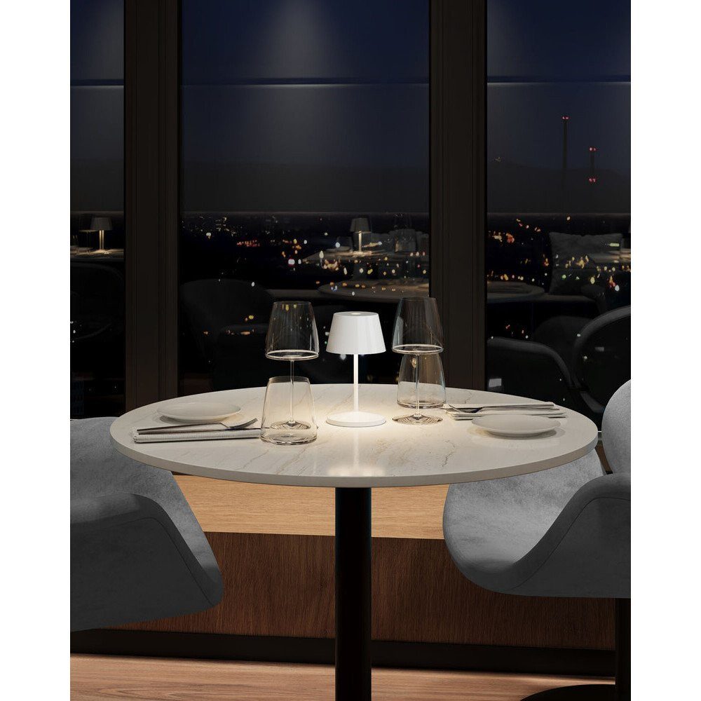Villeroy & Boch Geschirr-Set Akku-Tischleuchte 20 cm 2,2 W Seoul RC weiß ceramic, Aluminium