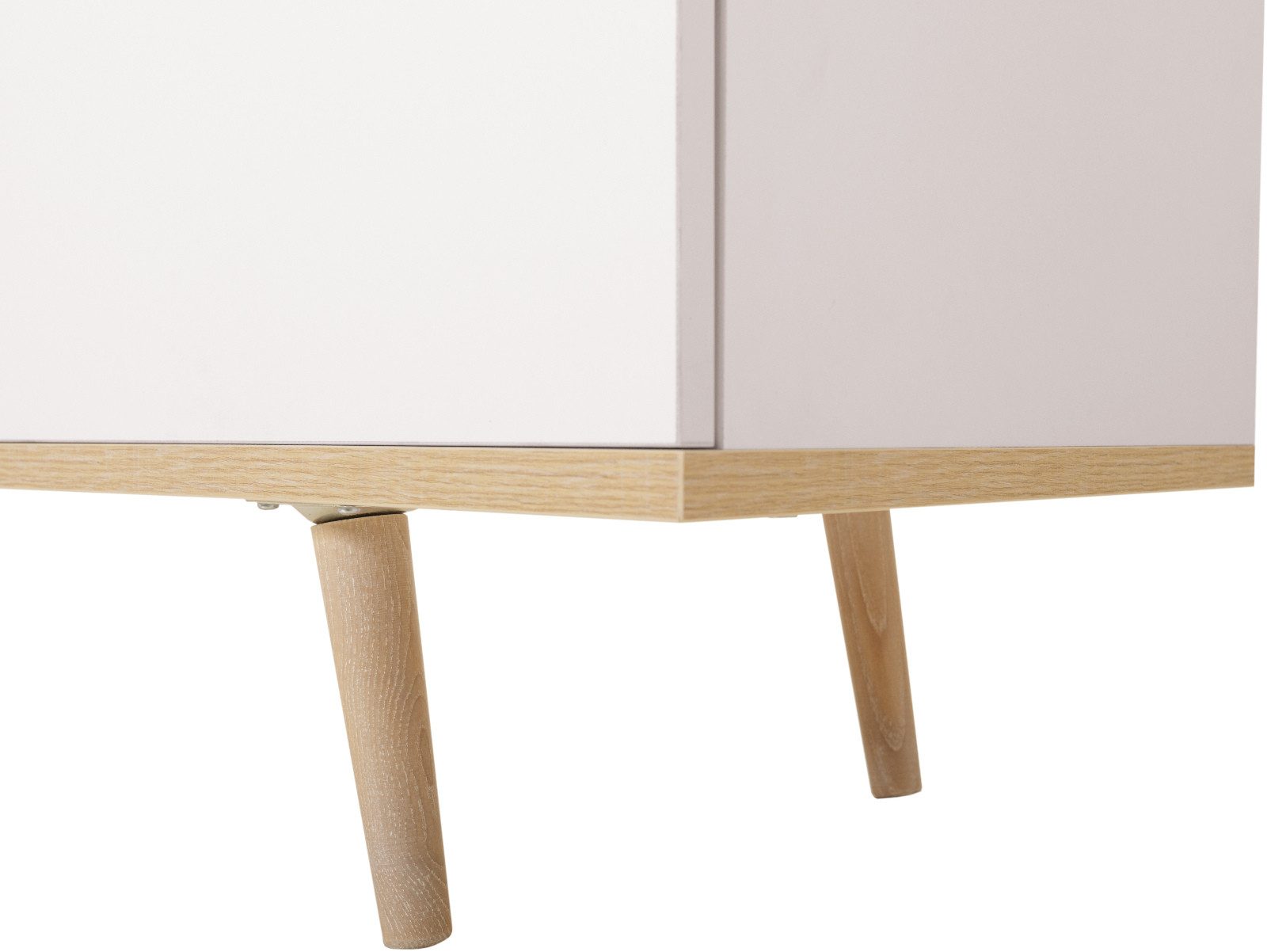 Furn.Design Kommode Lundby (Sideboard in weiß und Eiche Sonoma, Breite 120 cm), skandinavisches Design