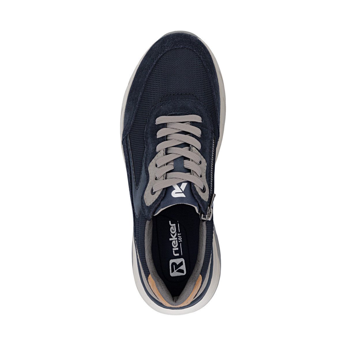 Rieker 06100 Herren Sneaker Turnschuhe, Sportschuhe, Freizeitschuhe, Halbschuhe, Schnürschuhe