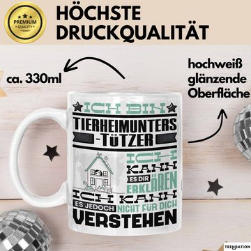 Trendation Tasse Tierheimunterstützer Geschenk Kaffee-Tasse Geschenkidee für Tierheimun