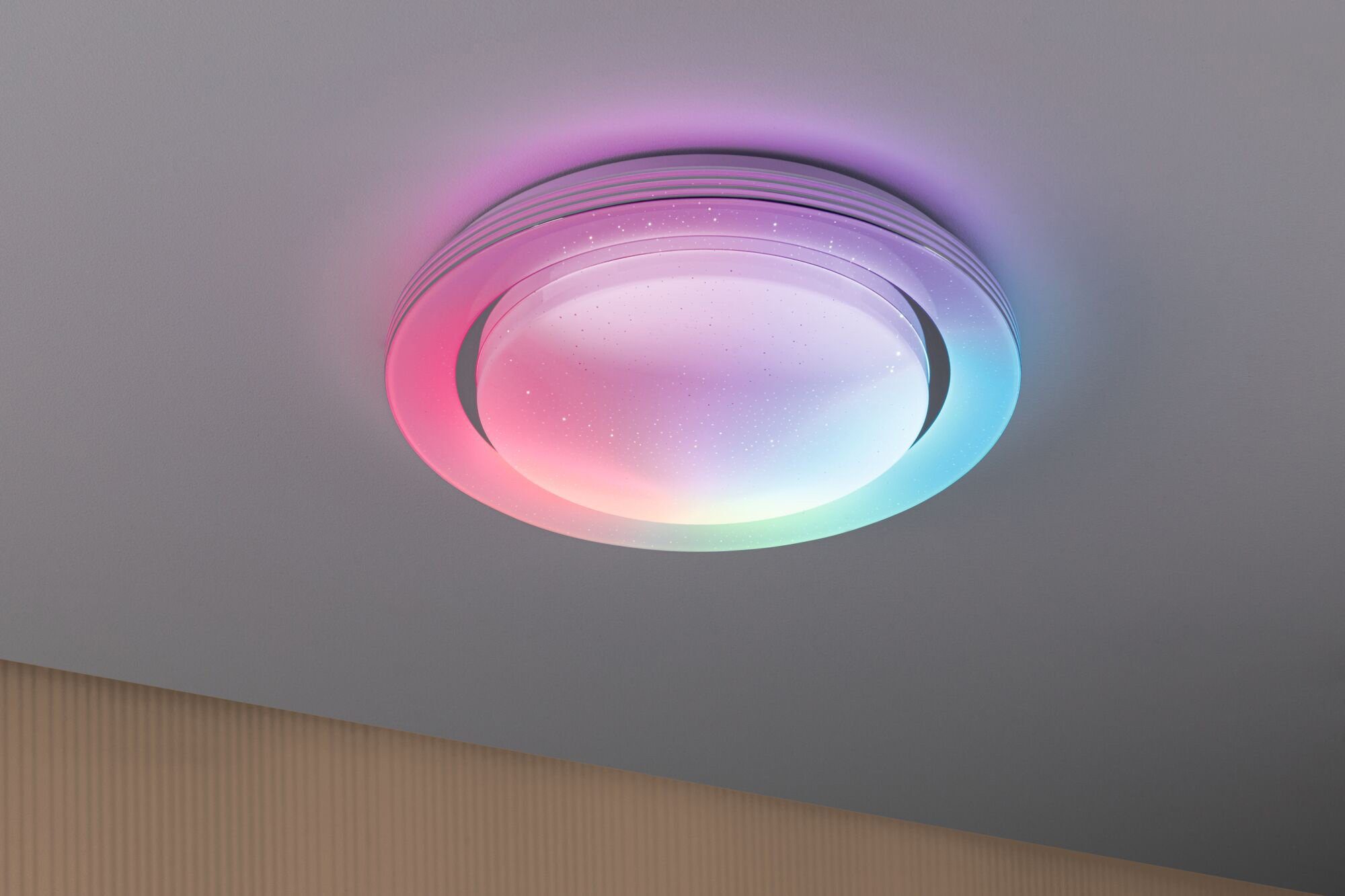 Paulmann LED Rainbow, integriert, fest Deckenleuchte Tageslichtweiß