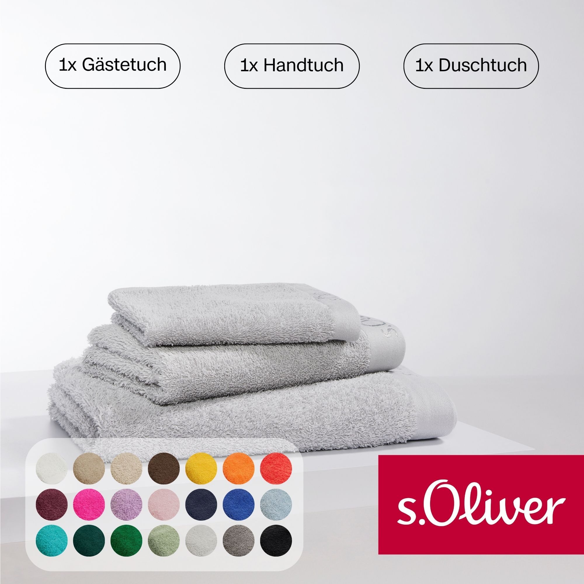 Handtuch Set s.Oliver, Premium Qualität, 600 gr/m²