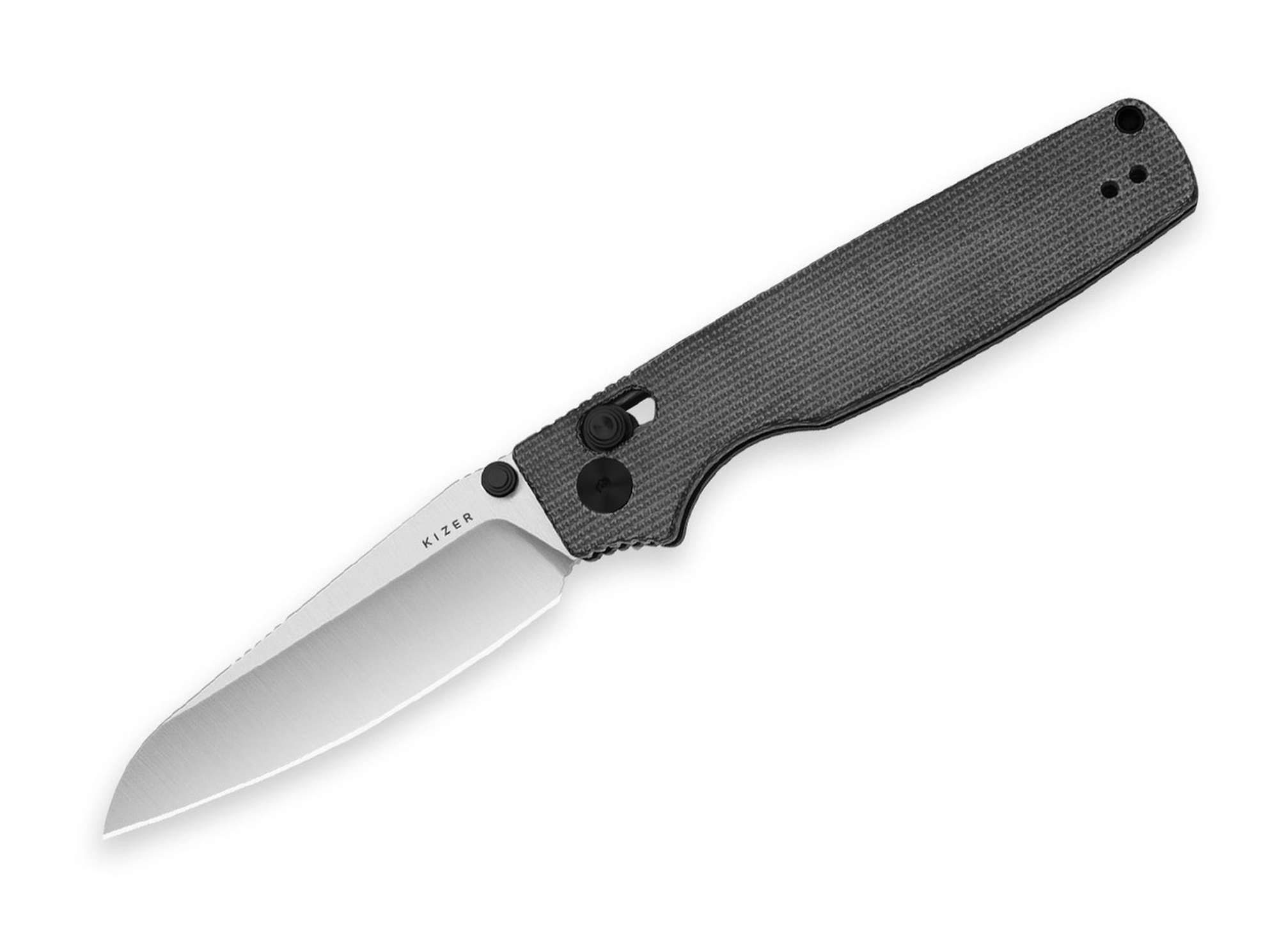 Kizer Taschenmesser Kizer Original 2 14C28N Black Micarta