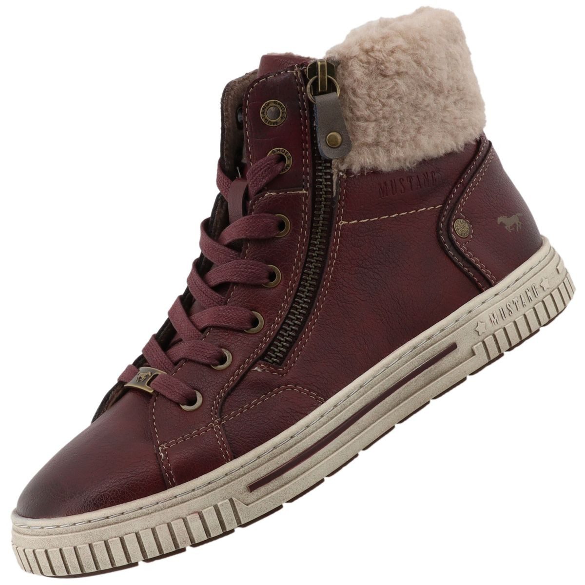 Mustang Shoes 15M0102002-bordo Stiefelette