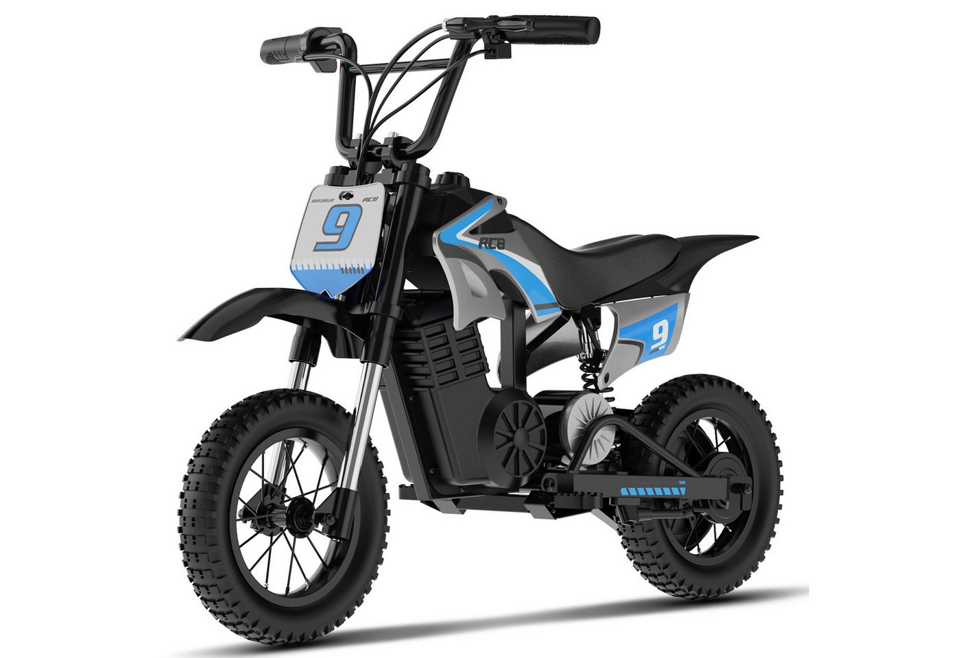 RCB Elektro-Kindermotorrad R9X PRO,3 Geschwindigkeiten bis 25km/h, ab 4 Jahren,mit Schlüsselstart