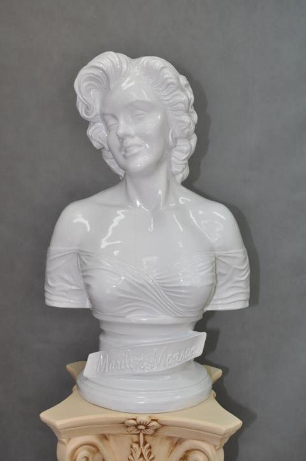 JVmoebel Skulptur Design Büste Marylin Monroe Figur Statue Figuren Dekoration